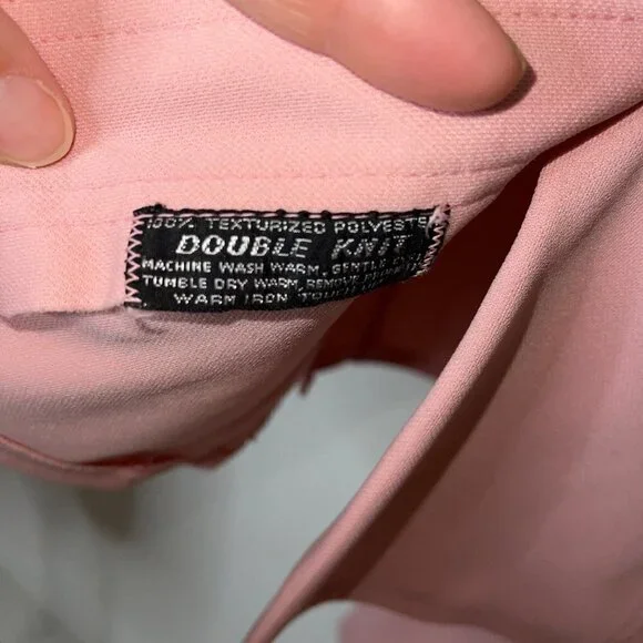 Jack Winter Vintage Womens Two Piece Set Jacket Pants Suit Size Medium Pink - Picture 7 of 12